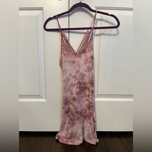 Size Small American Eagle Crossy Pink Flowy Dress